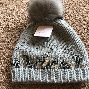 Lauren Conrad winter gray cold weather hat